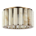 Потолочный светильник из стекла и премиального алебастра Ravishment варинант исполнения - 2 | Loft Concept в Самаре