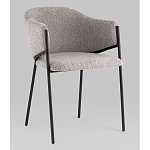 Стул Brace букле серый варинант исполнения - 1 | Loft Concept в Самаре