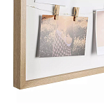 Рамка для фото с подсветкой c 6-ю деревянными прищепками в комплекте Photo Backlight варинант исполнения - 3 | Loft Concept в Самаре