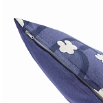 Подушка декоративная синяя с цветочным принтом Blossom Essence Emily варинант исполнения - 2 | Loft Concept в Самаре