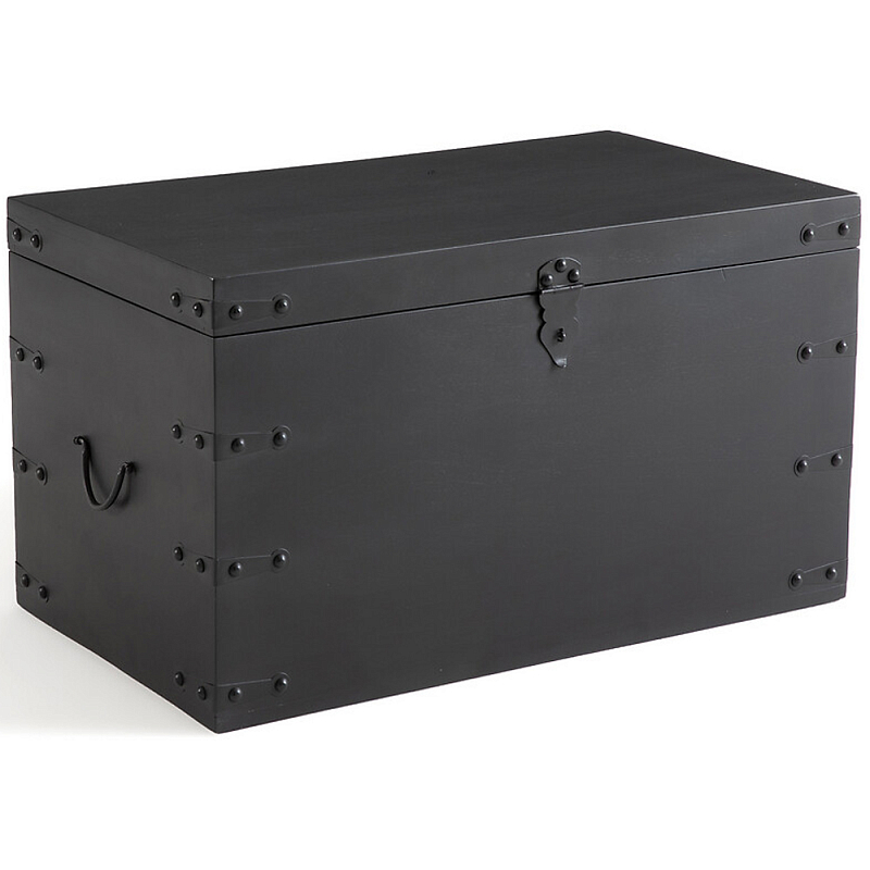 Деревянный сундук из массива манго Mango Chest Black Черный Деревянный сундук из массива манго Mango Chest Black Черный в Самаре | Loft Concept