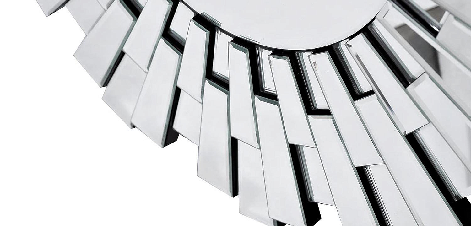 Зеркало Mirror Beams Round Mirror Зеркало Mirror Beams Round Mirror - Loft-Concept в Самаре