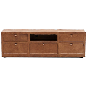 ТВ-тумба Leather Wood TV Stand