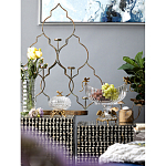 Конфетница прозрачная стеклянная на бронзовых ножках в виде морских коньков с крышкой в виде ракушки Eden Garden варинант исполнения - 6 | Loft Concept в Самаре