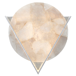 Бра светодиодное с диском из кварца Vendetta варинант исполнения - 1 | Loft Concept в Самаре