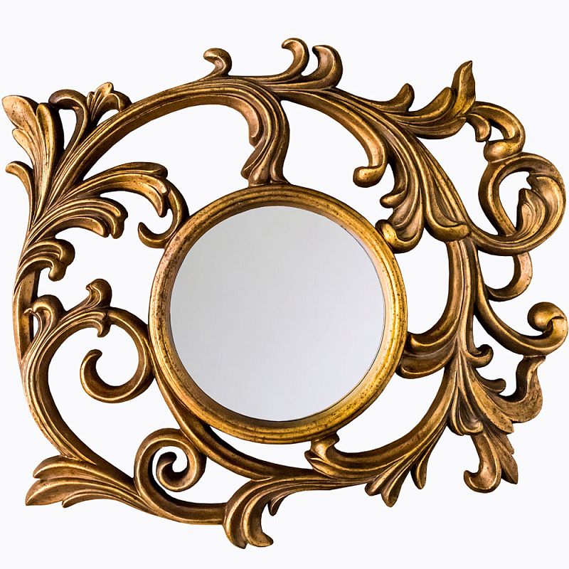 Зеркало настенное с рамой цвета античная бронза Classic Ornament Mirror Античная Бронза Зеркало в Самаре | Loft Concept 