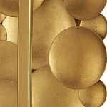 Бра светодиодное из многослойных золотых дисков Metal Disc Chandelier варинант исполнения - 1 | Loft Concept в Самаре