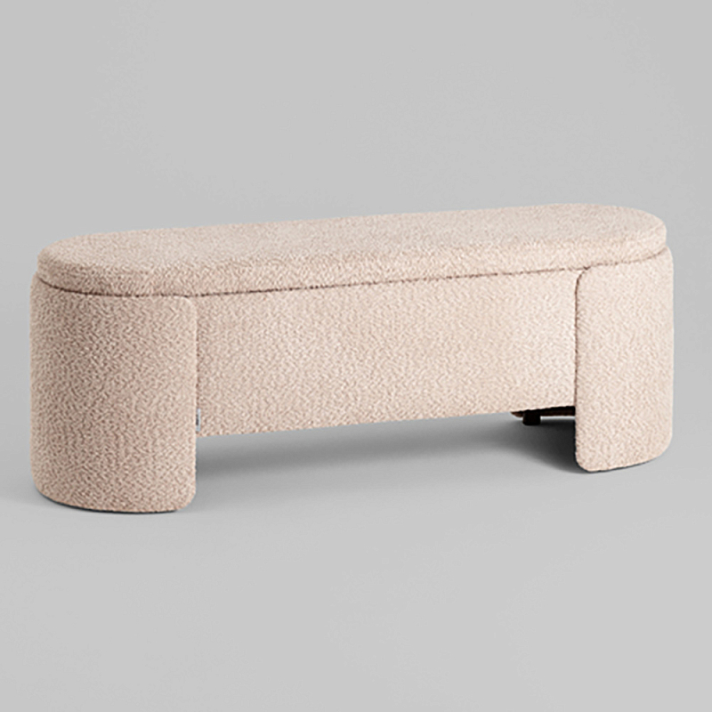 Банкетка Taks с местом для хранения букле капучино Бежевый в Самаре | Loft Concept 