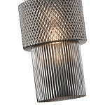 Подвесной светильник со стеклянным рифленым плафоном цилиндрической формы Eliara 13 варинант исполнения - 11 | Loft Concept в Самаре