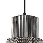 Подвесной светильник со стеклянным рифленым плафоном цилиндрической формы Eliara 13 варинант исполнения - 12 | Loft Concept в Самаре