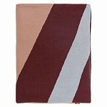 Плед из хлопка с геометрическим рисунком Elan Stripe Addison варинант исполнения - 5 | Loft Concept в Самаре