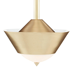 Подвесной светильник светодиодный конусообразный Сone Shaped Gold Pendant варинант исполнения - 2 | Loft Concept в Самаре