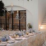 Подвесной светильник стеклянный в виде канделябра Curved Glass Chandelier варинант исполнения - 7 | Loft Concept в Самаре