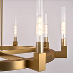 Люстра CANELLE Round Chandelier 8 Modern Brass варинант исполнения - 1 | Loft Concept в Самаре