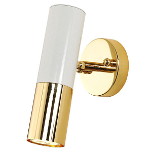 Бра с бело-золотым плафоном Delightfull