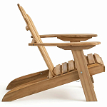 Уличное кресло из массива акации Adirondack Wooden Chair Natural варинант исполнения - 3 | Loft Concept в Самаре