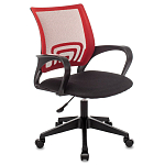 Офисное кресло с основанием из черного пластика Desk chairs Red варинант исполнения - 1 | Loft Concept в Самаре