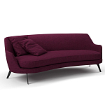 Мебельная ткань Шенилл фиолетовый цвет 138 см T4-27 варинант исполнения - 6 | Loft Concept в Самаре