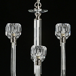 Люстра с 8-ю лампами и гранеными стеклянными плафонами Prism Gala варинант исполнения - 9 | Loft Concept в Самаре