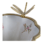 Ваза из фарфора с бронзвой стрекозой  Paradise Dragonfly варинант исполнения - 3 | Loft Concept в Самаре