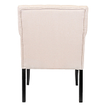 Кресло Addison Chic Armchair beige flax варинант исполнения - 2 | Loft Concept в Самаре