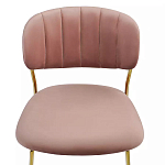 Стул Singer Chair без подлокотников Розовый Велюр варинант исполнения - 5 | Loft Concept в Самаре