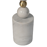 Торшер мраморный с белым абажуром Floor lamp Jewelry варинант исполнения - 2 | Loft Concept в Самаре