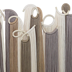 Настенный декор с бахромой белого и бежевого цвета Abstraction I варинант исполнения - 1 | Loft Concept в Самаре