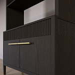 Стеллаж Primo с ящиками Темный орех варинант исполнения - 4 | Loft Concept в Самаре