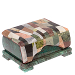 Шкатулка с мозаикой из натуральных камней Stone Casket варинант исполнения - 1 | Loft Concept в Самаре