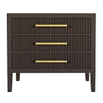 Тумба Primo  с тремя ящиками шпон темный орех варинант исполнения - 1 | Loft Concept в Самаре