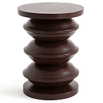 Фигурный приставной столик бордового цвета  AMORPHOUS варинант исполнения - 1 | Loft Concept в Самаре