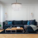 Бра с круглым основанием и длинными прозрачныи стеклянными трубками Nembus варинант исполнения - 8 | Loft Concept в Самаре