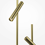 Напольный торшер светодионый золотой Lumen Duo варинант исполнения - 3 | Loft Concept в Самаре