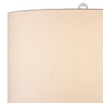 Настольная лампа стеклянная с тканевым абажуром Edges варинант исполнения - 2 | Loft Concept в Самаре