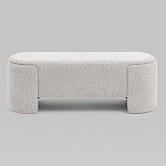 Банкетка Taks букле светло-серый варинант исполнения - 4 | Loft Concept в Самаре