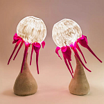 Торшер фуксия «Цветы из снов»  варинант исполнения - 3 | Loft Concept в Самаре