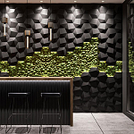 Гипсовая 3D панель с принтографией PM-30 варинант исполнения - 1 | Loft Concept в Самаре