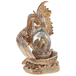 Декоративная статуэтка Дракон Dragon Guarding a Glass Egg Copper варинант исполнения - 1 | Loft Concept в Самаре