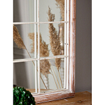 Зеркало-окно настенное в венецианском стиле с деревянной рамой бежевого цвета Venetian Smooth варинант исполнения - 6 | Loft Concept в Самаре