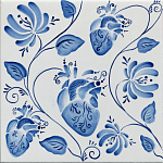 Плитка с узором Сердце варинант исполнения - 2 | Loft Concept в Самаре