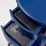 Синяя тумба на фигурных ножках Shelby варинант исполнения - 7 | Loft Concept в Самаре