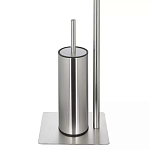 Держатель для туалетной бумаги с ершиком Chrome Bathroom Accessory варинант исполнения - 4 | Loft Concept в Самаре