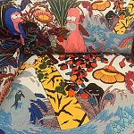 Мебельная ткань Велюр Simpsons in Paradise Т4-88 варинант исполнения - 1 | Loft Concept в Самаре