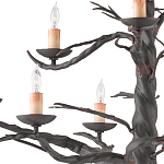 Люстра черная в виде ствола дерева Branched Tree варинант исполнения - 1 | Loft Concept в Самаре