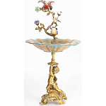 Фарфоровая чаша Фонтан птиц Verena варинант исполнения - 3 | Loft Concept в Самаре