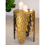 Столик дизайнерский Copper streaks варинант исполнения - 6 | Loft Concept в Самаре