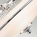 Потолочный светильник со стеклянным плафоном на изогнутых кронштейнах Quoizel  варинант исполнения - 9 | Loft Concept в Самаре