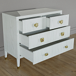 Бельевой Комод с 4 ящиками Elsa Dreams White варинант исполнения - 2 | Loft Concept в Самаре