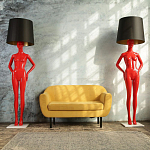 Лампа MANNEQUIN LAMP с абажуром созерцание силуэта варинант исполнения - 5 | Loft Concept в Самаре
